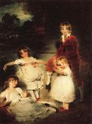 Sir Thomas Lawrence The Children of Ayscoghe Boucherett oil on canvas